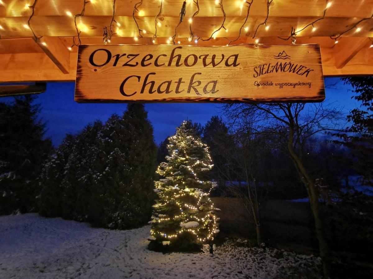 ŻywiecSielanowek - Orzechowa Chatka Z Sauna Wanna Termalna Jacuzziアパートメント エクステリア 写真